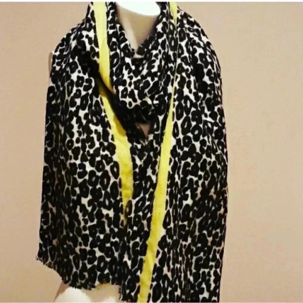 Animal print scarf